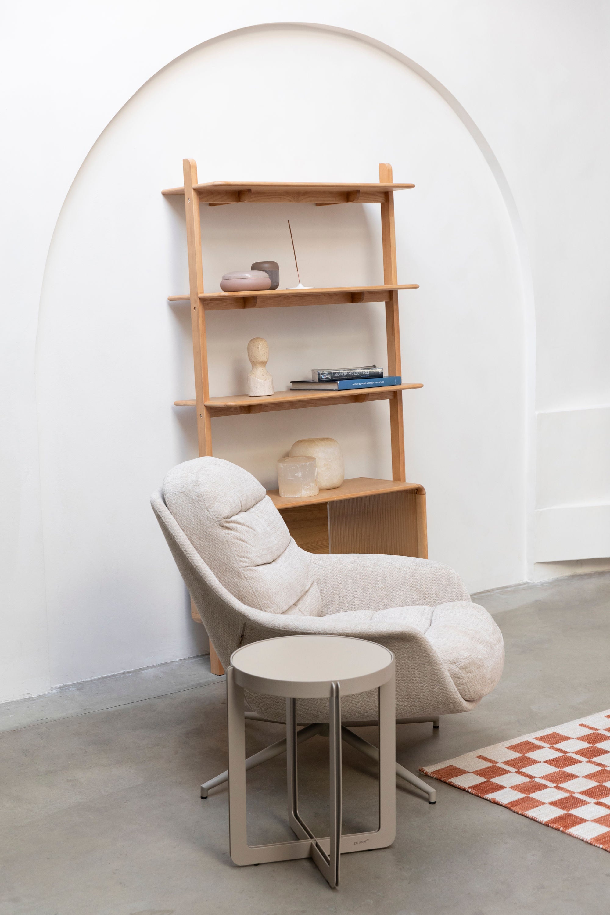 Zuiver Centre Beige Side Table